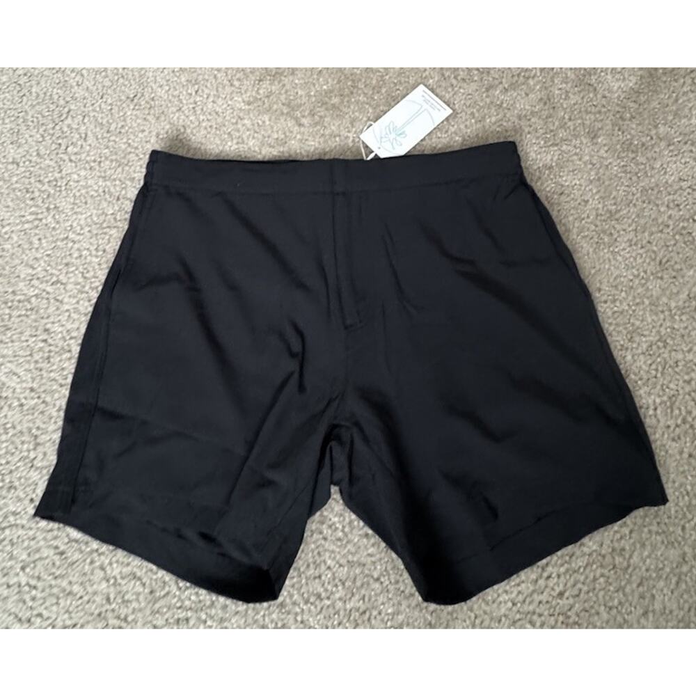Somewhere Sunny Black Athletic Shorts Womens Size 32 Stretch Active NWT